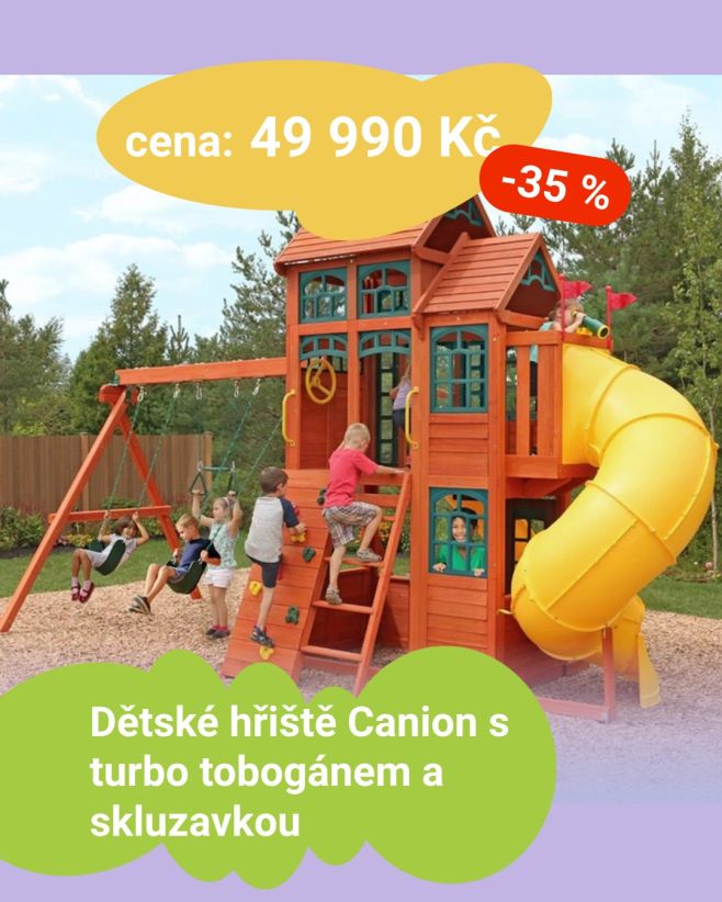 🚀 Hřiště snů pro malé dobrodruhy! 🧗♂️💥 Hledáte něco, co zabaví děti na celé léto i víc? 🌞 Dětské hřiště Cañon je opravdová...